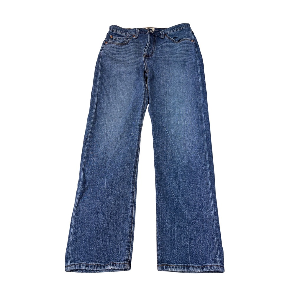 Levis Premium 501 Original Straight Leg Jeans Blue W29 L28 Button Fly Womens